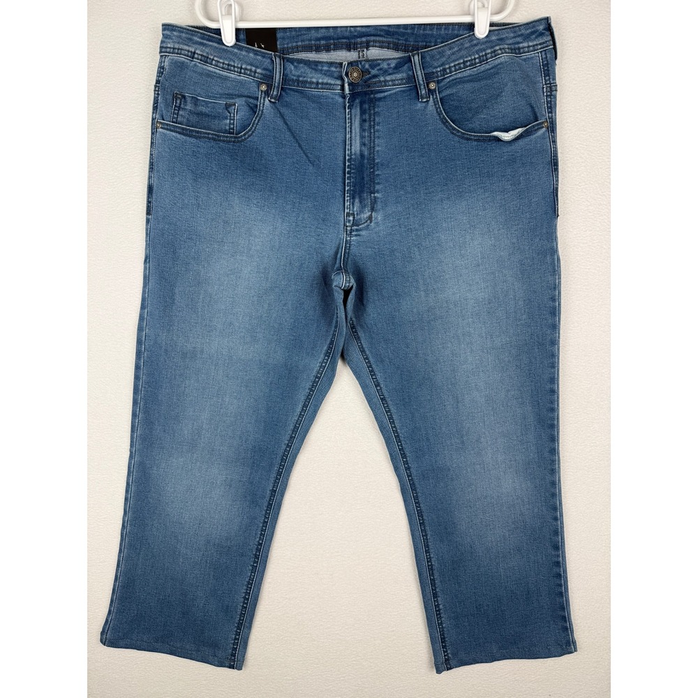 NWT Buffalo David Bitton Adam Slim Stretch Jeans Mens 40x25 Blue Repreve Denim